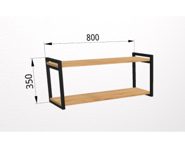 Полка открытая горизонтальная ОПМГ 800